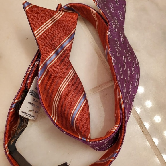 NWT Authentic Brooks Brothers Reversible Bowtie - Picture 8 of 8